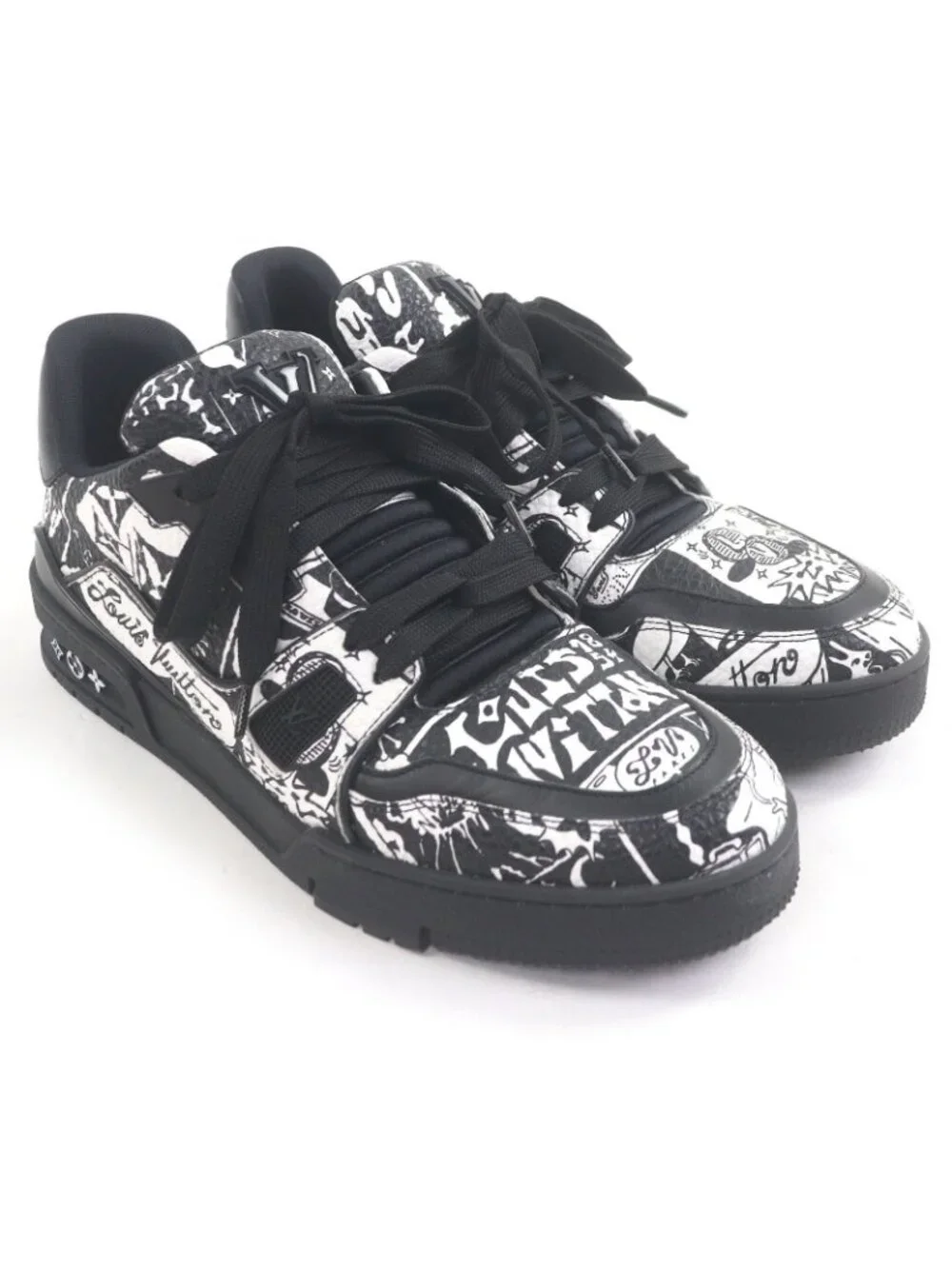 Louis Vuitton 2022 Trainer Line Comic Pattern - Picture 3 of 9